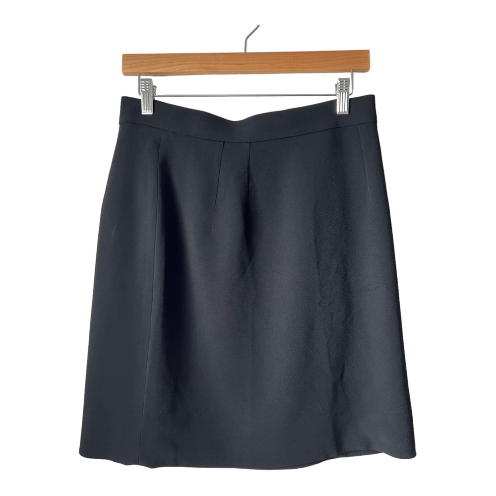 Dolce & Gabbana Black Silk Mini Skirt